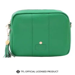 Pom Pom London District Line Green London City Plus Bag- Pom Pom London