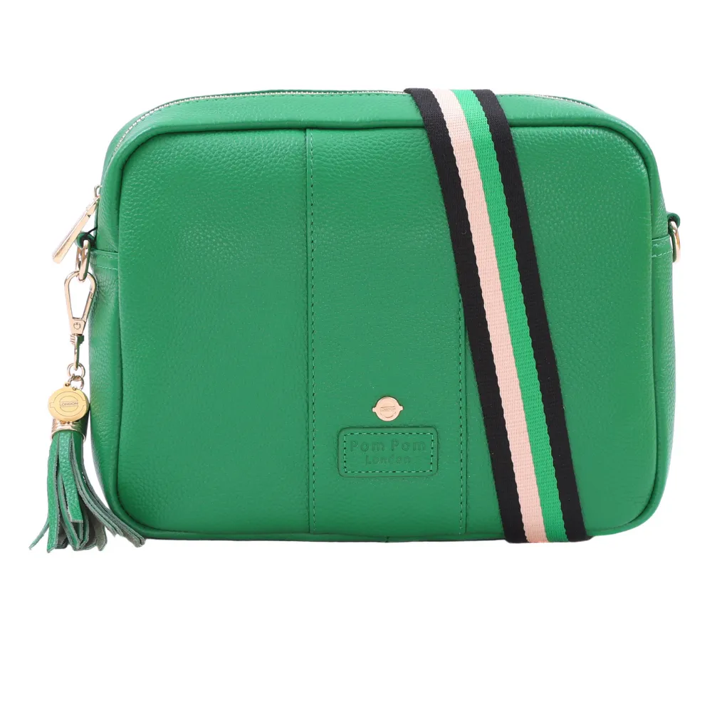 Pom Pom London District Line Green London City Plus Bag- Pom Pom London