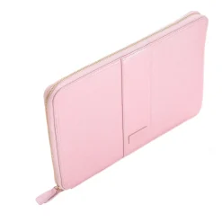 Pom Pom London Metallic Pale Pink Laptop Sleeve- Pom Pom London