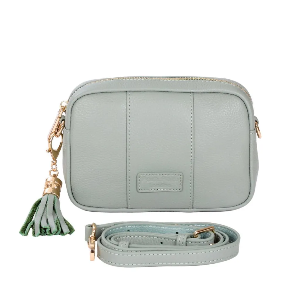 Pom Pom London Mint Green City MINI Bag- Pom Pom London