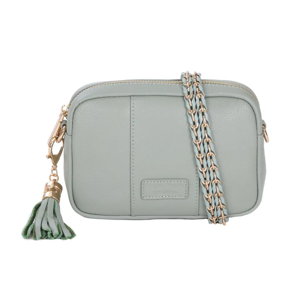 Pom Pom London Mint Green City MINI Bag- Pom Pom London
