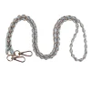 Pom Pom London Mint Green Weave Gold Chain Strap- Pom Pom London