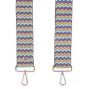 Pom Pom London Multi Zig Zag Strap- Pom Pom London