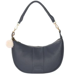 Pom Pom London Navy Sutton Sling Bag- Pom Pom London