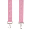 Pom Pom London Pink Logo Strap- Pom Pom London