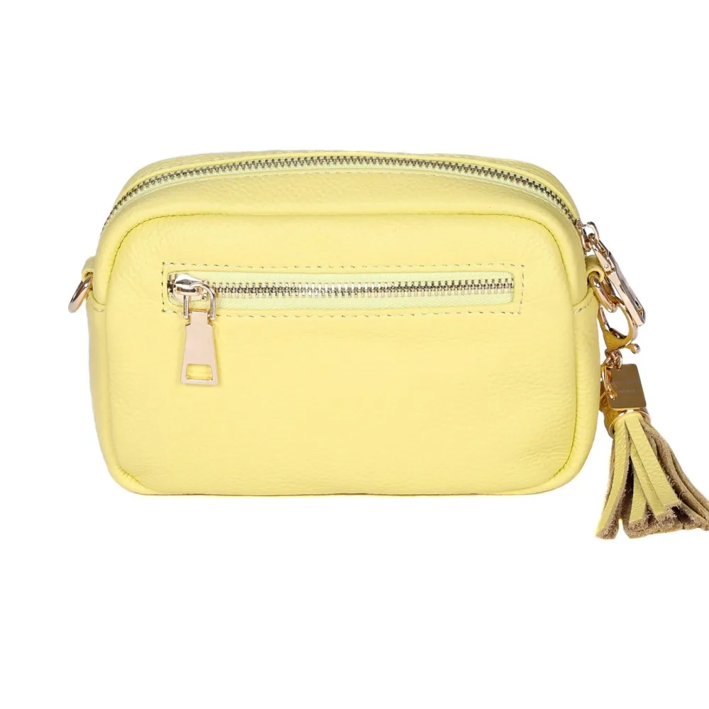 Pom Pom London Sherbet Lemon City MINI Bag- Pom Pom London