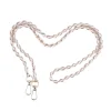 Pom Pom London Stone Weave Gold Chain Strap- Pom Pom London