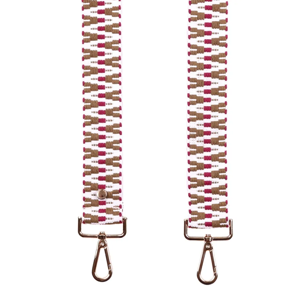 Pom Pom London Strap Burgundy Twill- Pom Pom London