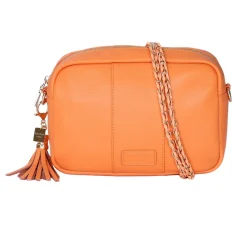 Pom Pom London Tangerine Weave Gold Chain Strap- Pom Pom London
