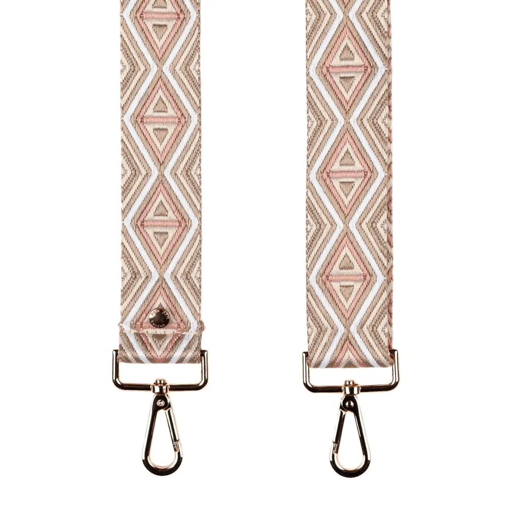 Pom Pom London Toffee Mosaic Strap- Pom Pom London