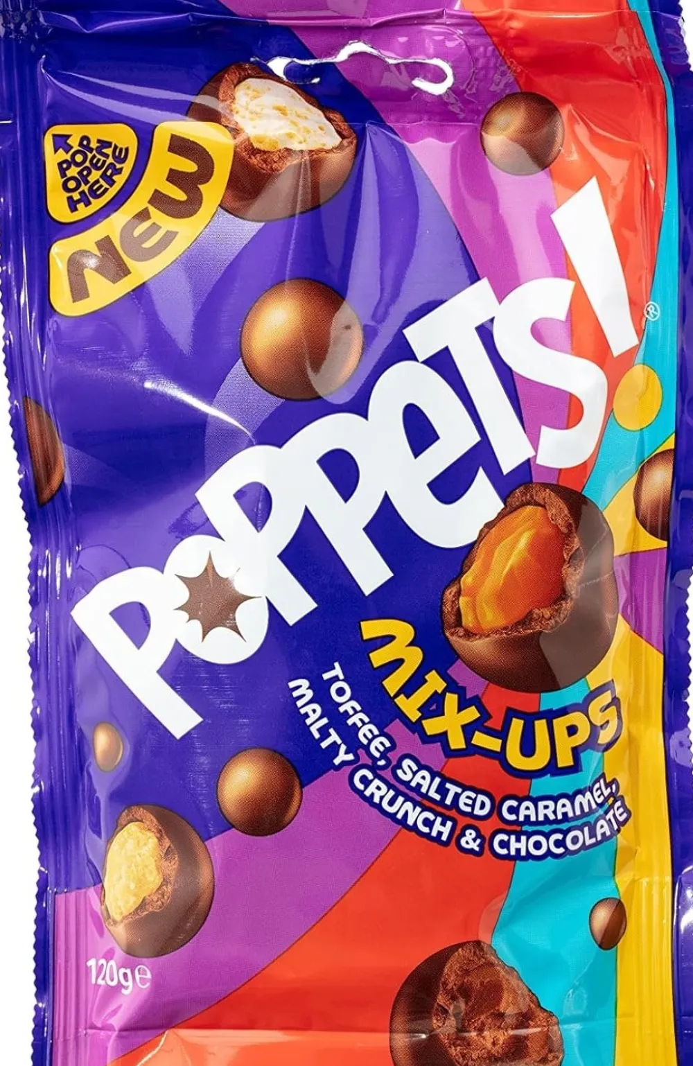 Poppets Mix Ups Pouch Bag 120g- Sweets