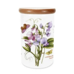 Portmeirion Botanic Garden Airtight Canister (Sweet Pea)- Storage Jars
