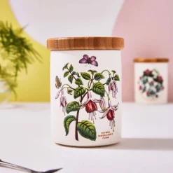 Portmeirion Botanic Garden Airtight Canister (Fuchsia)- Storage Jars