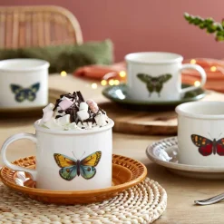 Portmeirion Botanic Garden Harmony Cup & Saucer (Amber)- Teacups & Saucers