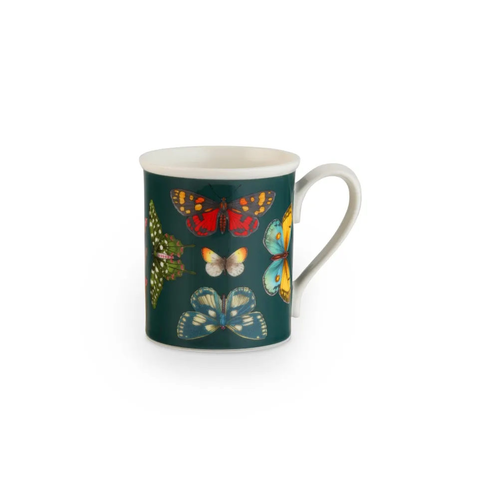 Portmeirion Botanic Garden Harmony Accents 14 fl.oz. Mug (Green)- Assorted Mugs
