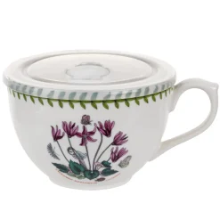 Portmeirion Botanic Garden Jumbo Cup with Lid (Cyclamen)- Assorted Mugs