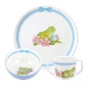 Portmeirion Botanic Garden Terrace Frog Melamine 3 Piece Set- Children's Tabletop