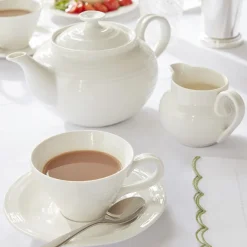Portmeirion Sophie Conran White Cream Jug- Creamers & Sugar Bowls