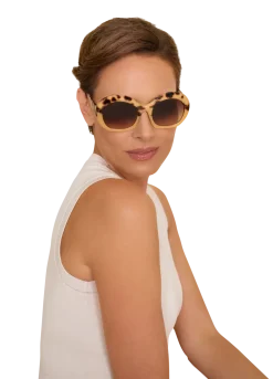 Powder UK Daria Light Tortoiseshell Sunglasses- Sunglasses & Cases