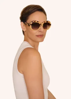 Powder UK Daria Light Tortoiseshell Sunglasses- Sunglasses & Cases