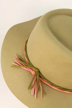 Powder UK Deborah Hat (Olive)- Hats