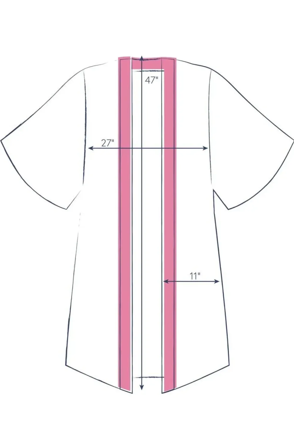 Powder UK Painted Palms Tangerine Kimono Gown- Robes, Nightgowns & Dresses