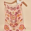 Powder UK Printed Floral Symmetry Scarf (Pink)- Scarves & Wraps