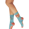 Powder UK Special Mum Denim Blue Ankle Sock- Socks