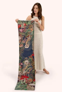 Powder UK Wild Woodland Owl Lux Scarf- Scarves & Wraps