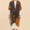 Powder UK Wool Wraparound Botany Bliss (Charcoal)- Scarves & Wraps
