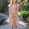 Prague Paisley Kids Dress (Size 2)- Childrenswear