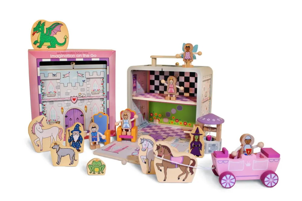 Princess Castle Suitcase- Toys