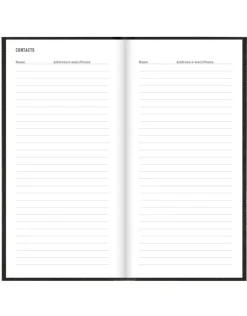 Principal Compact Week to View Planner 2026, Black- Journals & Other Stationery