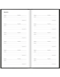 Principal Compact Week to View Planner 2026, Black- Journals & Other Stationery