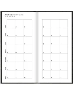 Principal Compact Week to View Planner 2026, Black- Journals & Other Stationery