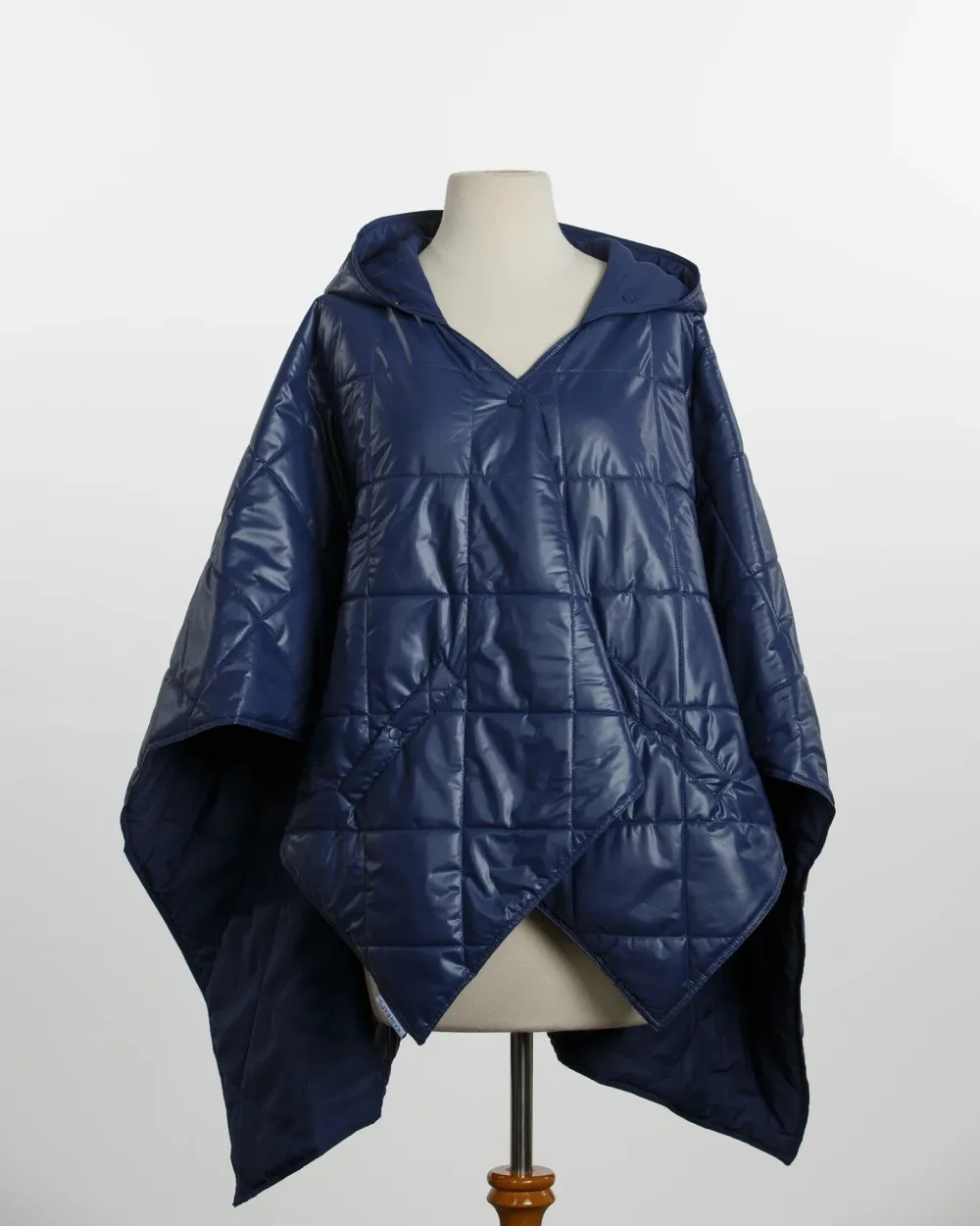 Puffer Rain Jacket (Navy)- Rainwear & Umbrellas