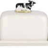 Quail Ceramics Friesian Cow Butter Dish- Kitchen Tools|Quail Ceramics