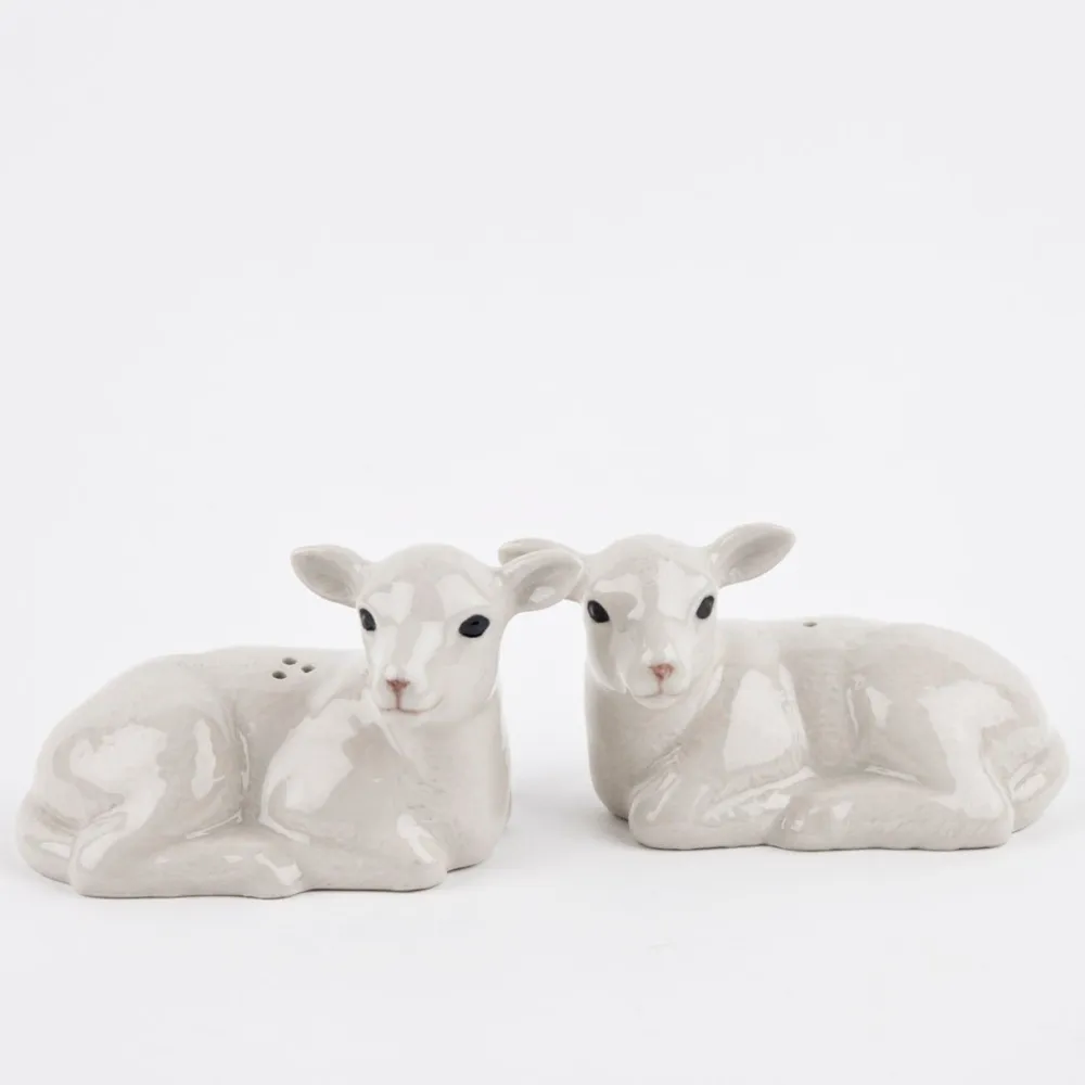 Quail Ceramics Lamb Salt & Pepper Shakers- Quail Ceramics