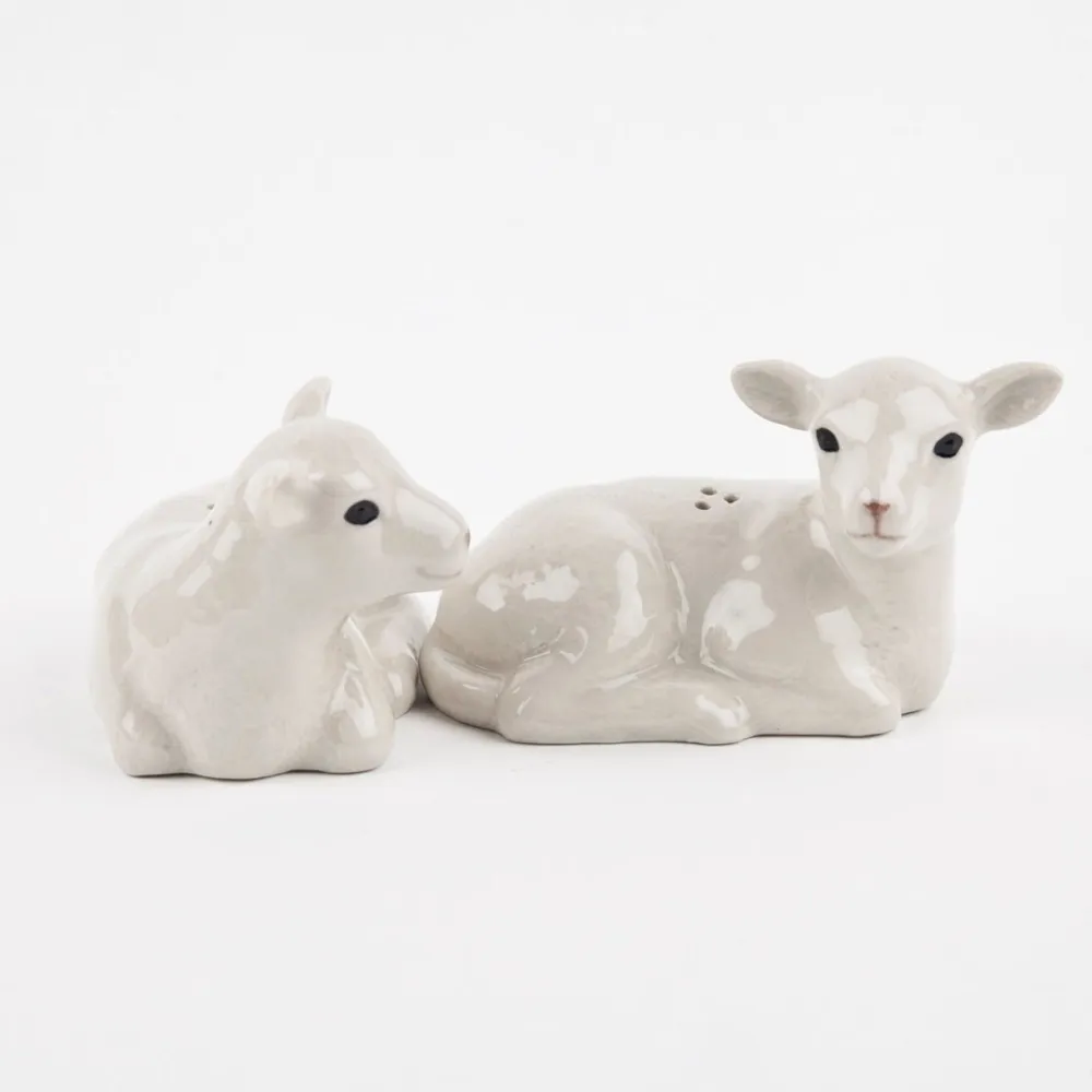 Quail Ceramics Lamb Salt & Pepper Shakers- Quail Ceramics