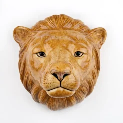 Quail Ceramics Quail Lion Wall Vase- Vases|Wall Decor