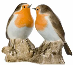 Quail Ceramics Robin Salt & Pepper Shakers- Quail Ceramics