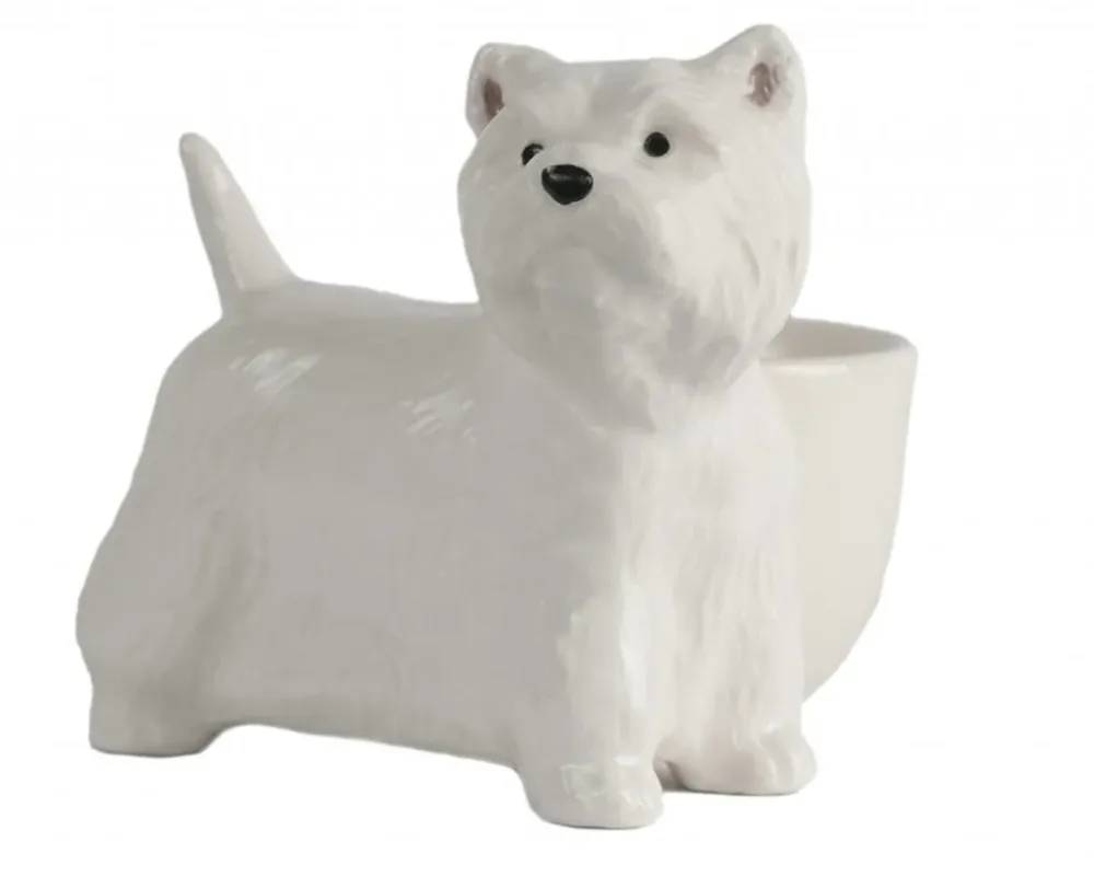 Quail Ceramics Westie Egg Cup- Quail Ceramics