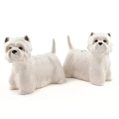 Quail Ceramics Westie Salt & Pepper Shakers- Quail Ceramics