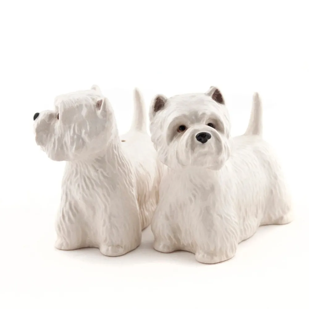 Quail Ceramics Westie Salt & Pepper Shakers- Quail Ceramics