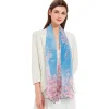RainCaper Cherry Blossoms Sheer Scarf- Scarves & Wraps