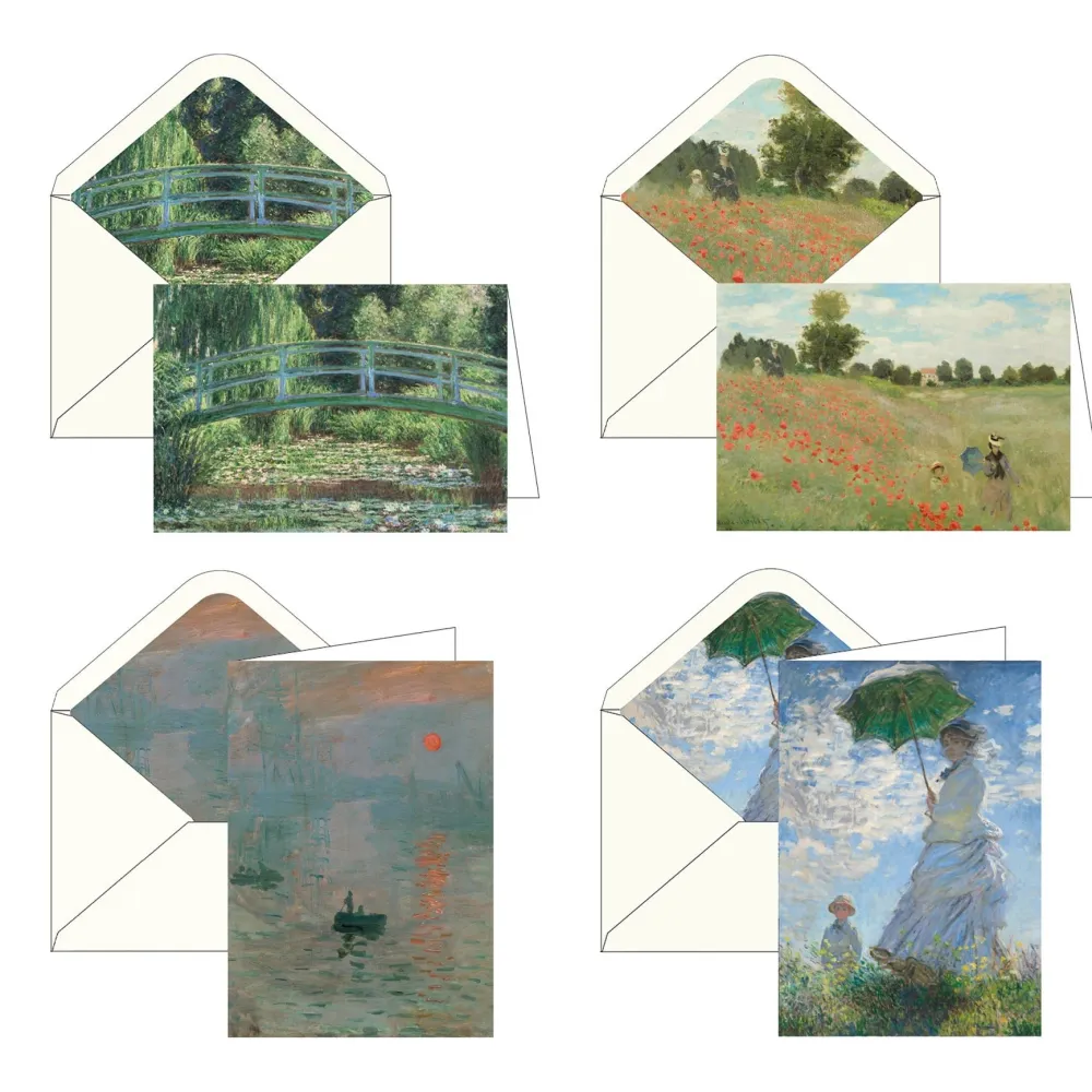 RainCaper Claude Monet Favorites Boxed Notecards- Boxed Cards