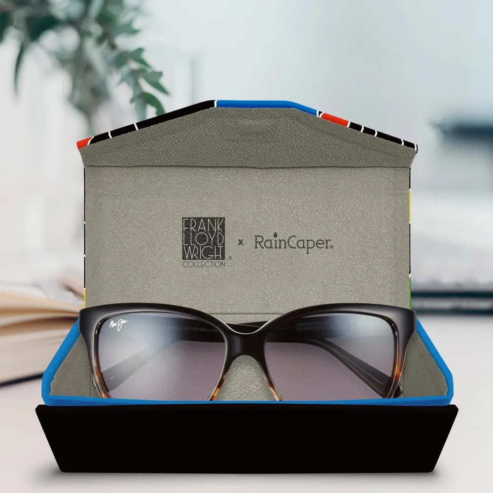 RainCaper Frank Lloyd Wright "Coonley Playhouse" Sunglasses Case- Sunglasses & Cases