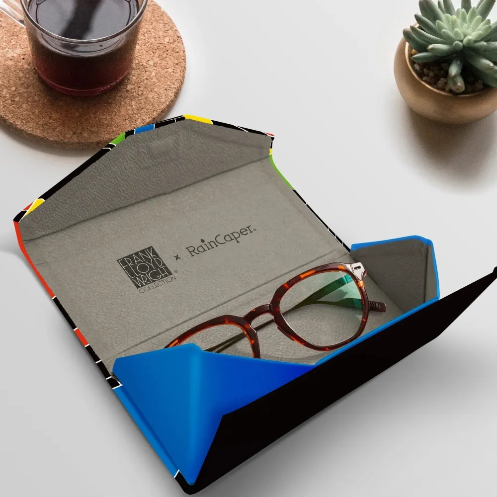 RainCaper Frank Lloyd Wright "Coonley Playhouse" Sunglasses Case- Sunglasses & Cases