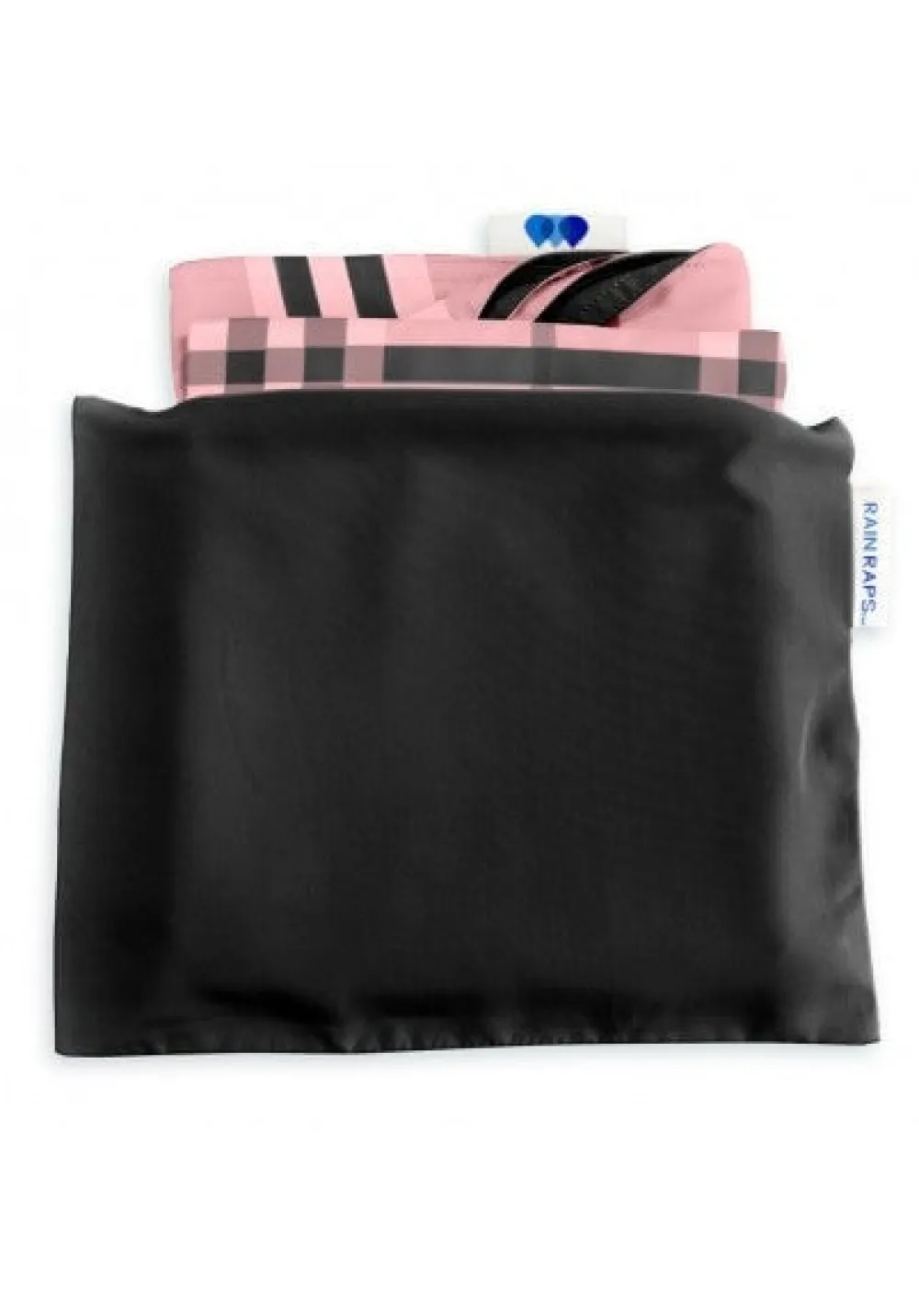 RainRap (Black & Pink Plaid)- Rainwear & Umbrellas