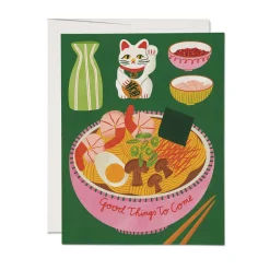 Ramen Bowl Greeting Card- Greeting Cards
